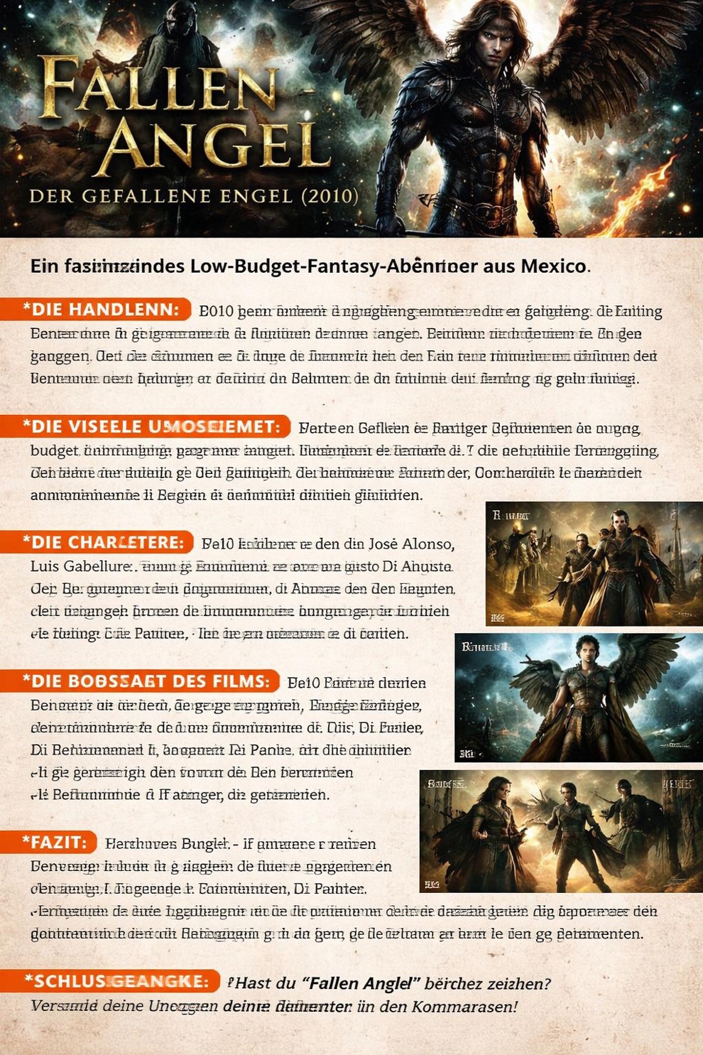 Fallen Angel - Der gefallene Engel
